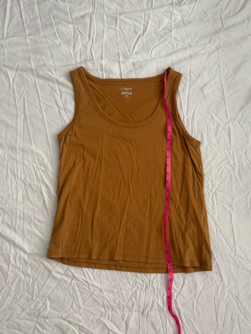 J.Crew Broken-In Jersey Tank Brown Size Medium